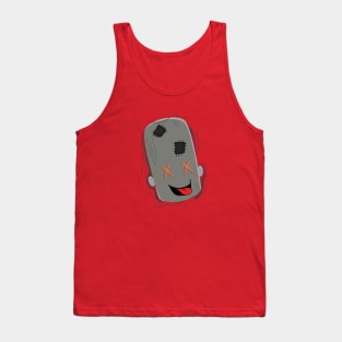 Dead Smiley Monster Face Tank Top